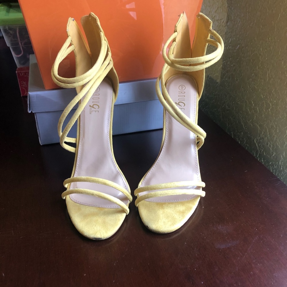 Yellow heels